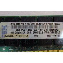 IBM 39M5811 39M5812 2Gb (2048Mb) DDR2 ECC Reg memory (Новокосино)