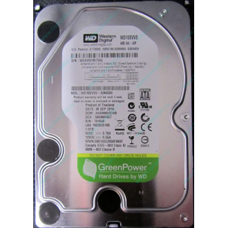 Б/У жёсткий диск 1Tb Western Digital WD10EVVS Green (WD AV-GP 1000 GB) 5400 rpm SATA (Новокосино)