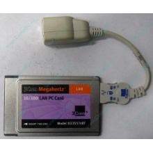Сетевая карта для ноутбука 3COM Mehahertz 3CCFE574BT (PCMCIA) - Новокосино